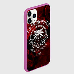 Чехол iPhone 11 Pro матовый ВЕДЬМАК, цвет: 3D-фиолетовый — фото 2