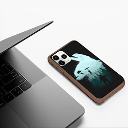 Чехол iPhone 11 Pro матовый Fortnite, цвет: 3D-коричневый — фото 2