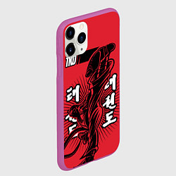 Чехол iPhone 11 Pro матовый TKD, цвет: 3D-фиолетовый — фото 2