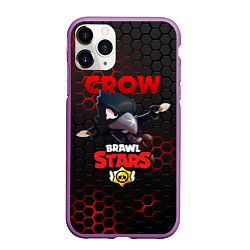 Чехол iPhone 11 Pro матовый BRAWL STARS CROW