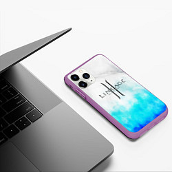 Чехол iPhone 11 Pro матовый LINEAGE 2, цвет: 3D-фиолетовый — фото 2