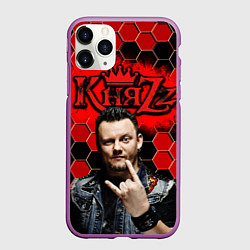 Чехол iPhone 11 Pro матовый Князь, цвет: 3D-фиолетовый