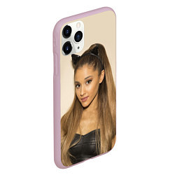 Чехол iPhone 11 Pro матовый Ariana Grande Ариана Гранде, цвет: 3D-розовый — фото 2