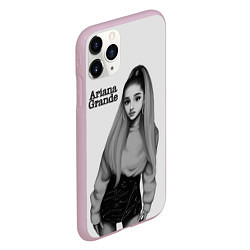 Чехол iPhone 11 Pro матовый Ariana Grande Ариана Гранде, цвет: 3D-розовый — фото 2