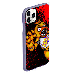 Чехол iPhone 11 Pro матовый Five Nights At Freddy's, цвет: 3D-серый — фото 2