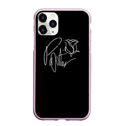 Чехол iPhone 11 Pro матовый ТИКТОКЕР - PAYTON MOORMEIE, цвет: 3D-розовый