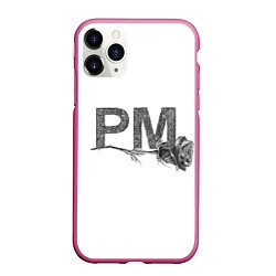 Чехол iPhone 11 Pro матовый Payton Moormeier, цвет: 3D-малиновый