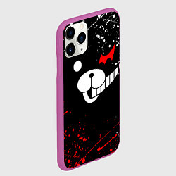 Чехол iPhone 11 Pro матовый MONOKUMA, цвет: 3D-фиолетовый — фото 2