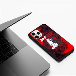 Чехол iPhone 11 Pro матовый MONOKUMA, цвет: 3D-черный — фото 2