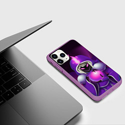 Чехол iPhone 11 Pro матовый Terraria, цвет: 3D-фиолетовый — фото 2