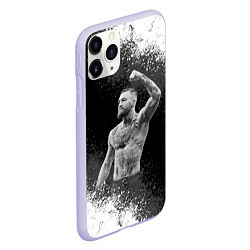 Чехол iPhone 11 Pro матовый Conor McGregor, цвет: 3D-светло-сиреневый — фото 2