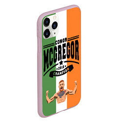 Чехол iPhone 11 Pro матовый Conor McGregor, цвет: 3D-розовый — фото 2