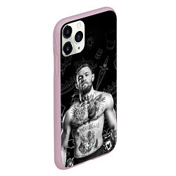 Чехол iPhone 11 Pro матовый CONOR McGREGOR, цвет: 3D-розовый — фото 2