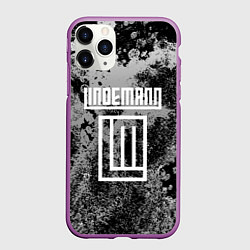 Чехол iPhone 11 Pro матовый LINDEMANN, цвет: 3D-фиолетовый