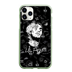 Чехол iPhone 11 Pro матовый LIL PEEP, цвет: 3D-салатовый