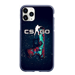 Чехол iPhone 11 Pro матовый Counter Strike, цвет: 3D-серый