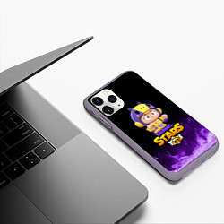 Чехол iPhone 11 Pro матовый Brawl Stars BEA, цвет: 3D-серый — фото 2