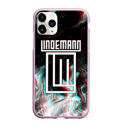 Чехол iPhone 11 Pro матовый LINDEMANN GLITCH, цвет: 3D-розовый