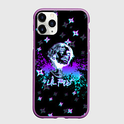 Чехол iPhone 11 Pro матовый LIL PEEP, цвет: 3D-фиолетовый
