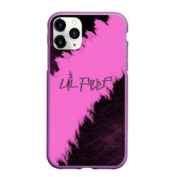 Чехол iPhone 11 Pro матовый LIL PEEP, цвет: 3D-фиолетовый