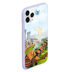 Чехол iPhone 11 Pro матовый ГЕРОИ МЕЧА И МАГИИ, цвет: 3D-светло-сиреневый — фото 2