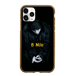 Чехол iPhone 11 Pro матовый EMINEM, цвет: 3D-коричневый