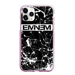 Чехол iPhone 11 Pro матовый Eminem, цвет: 3D-розовый