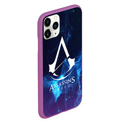 Чехол iPhone 11 Pro матовый Assassin’s Creed, цвет: 3D-фиолетовый — фото 2