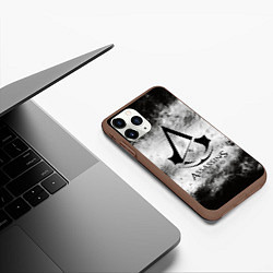 Чехол iPhone 11 Pro матовый Assassin’s Creed, цвет: 3D-коричневый — фото 2