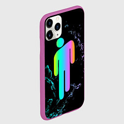 Чехол iPhone 11 Pro матовый BILLIE EILISH, цвет: 3D-фиолетовый — фото 2