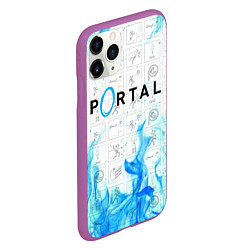 Чехол iPhone 11 Pro матовый PORTAL, цвет: 3D-фиолетовый — фото 2