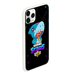 Чехол iPhone 11 Pro матовый BRAWL STARS LEON SHARK,, цвет: 3D-белый — фото 2