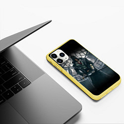 Чехол iPhone 11 Pro матовый Assassin’s Creed, цвет: 3D-желтый — фото 2