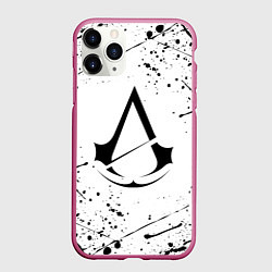 Чехол iPhone 11 Pro матовый ASSASSINS CREED, цвет: 3D-малиновый