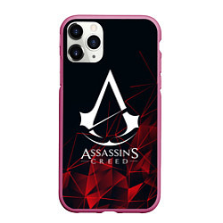 Чехол iPhone 11 Pro матовый ASSASSINS CREED, цвет: 3D-малиновый