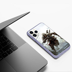 Чехол iPhone 11 Pro матовый ASSASSINS CREED, цвет: 3D-светло-сиреневый — фото 2