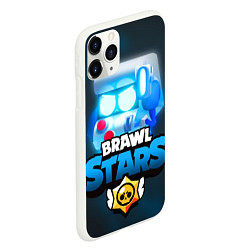 Чехол iPhone 11 Pro матовый BRAWL STARS 8 BIT, цвет: 3D-белый — фото 2