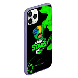 Чехол iPhone 11 Pro матовый BRAWL STARS LEON, цвет: 3D-серый — фото 2