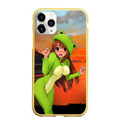 Чехол iPhone 11 Pro матовый Haruhi Frog