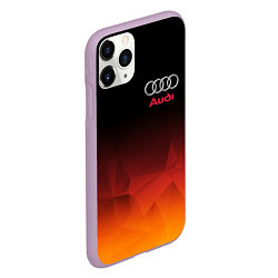 Чехол iPhone 11 Pro матовый AUDI, цвет: 3D-сиреневый — фото 2