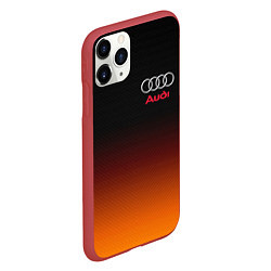 Чехол iPhone 11 Pro матовый AUDI, цвет: 3D-красный — фото 2