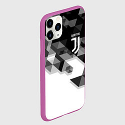 Чехол iPhone 11 Pro матовый JUVENTUS, цвет: 3D-фиолетовый — фото 2