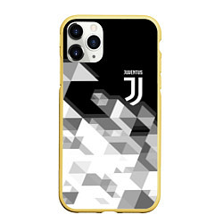 Чехол iPhone 11 Pro матовый JUVENTUS, цвет: 3D-желтый