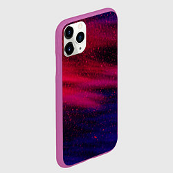 Чехол iPhone 11 Pro матовый Текстура, цвет: 3D-фиолетовый — фото 2