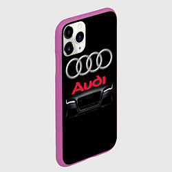 Чехол iPhone 11 Pro матовый AUDI, цвет: 3D-фиолетовый — фото 2