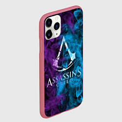 Чехол iPhone 11 Pro матовый Assassin's Creed, цвет: 3D-малиновый — фото 2