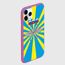 Чехол iPhone 11 Pro матовый Флаг ВВС, цвет: 3D-фиолетовый — фото 2