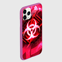 Чехол iPhone 11 Pro матовый Plague Inc LC Oko, цвет: 3D-фиолетовый — фото 2