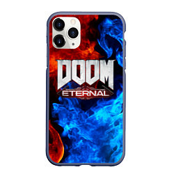 Чехол iPhone 11 Pro матовый DOOM ETERNAL, цвет: 3D-серый