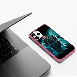 Чехол iPhone 11 Pro матовый Three Days Grace, цвет: 3D-малиновый — фото 2